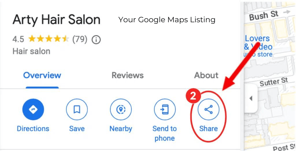 step 2 on Your Google Maps Listing